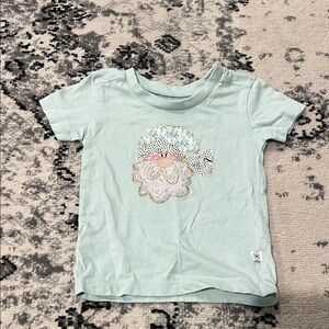 Kids Light Green Graphic T-Shirt